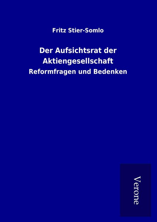 Produktbild: Der Aufsichtsrat der Aktiengesellschaft