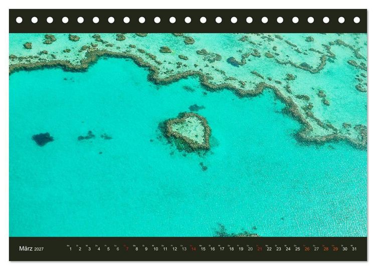 Produktbild: Australien - Farbige Vielfalt (Tischkalender 2027 DIN A5 quer), CALVENDO Monatskalender