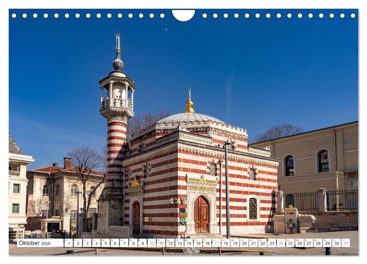 Produktbild: Istanbul - Faszination Moschee (Wandkalender 2026 DIN A4 quer), CALVENDO Monatskalender