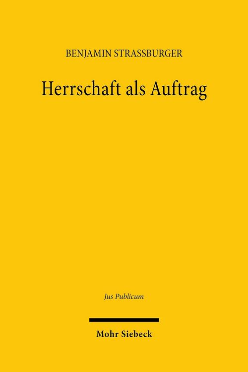 Produktbild: Herrschaft als Auftrag