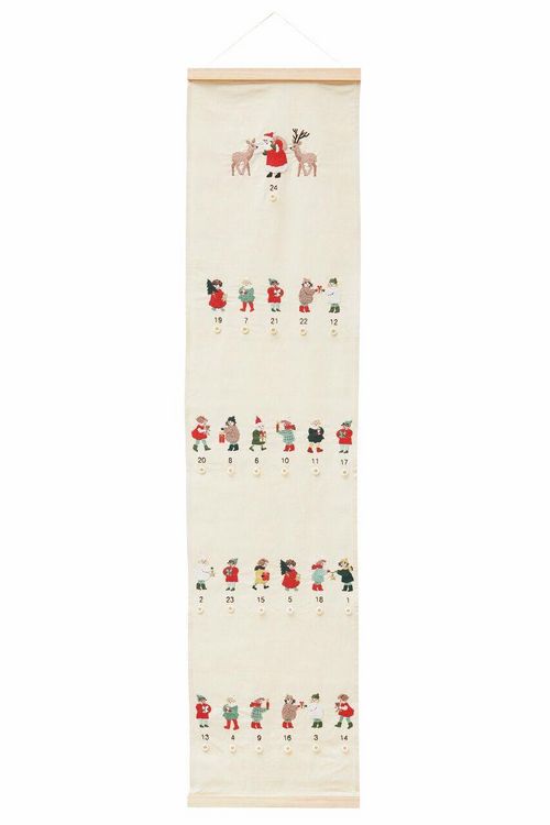 Produktbild: Stickpackung Vorgezeichnet, Adventskalender Kinder