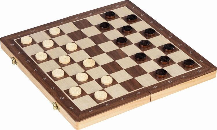 Produktbild: Schach/Dame Spiel 2in1, magnetisch
