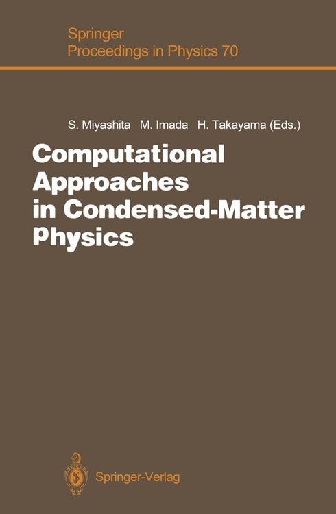 Produktbild: Computational Approaches in Condensed-Matter Physics
