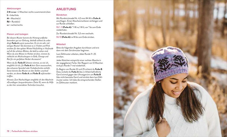 Produktbild: The Art of Knitting Hats &ndash; Farbenfrohe M&uuml;tzen stricken