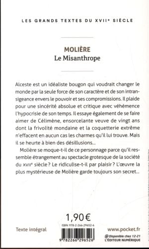 Produktbild: Le misanthrope