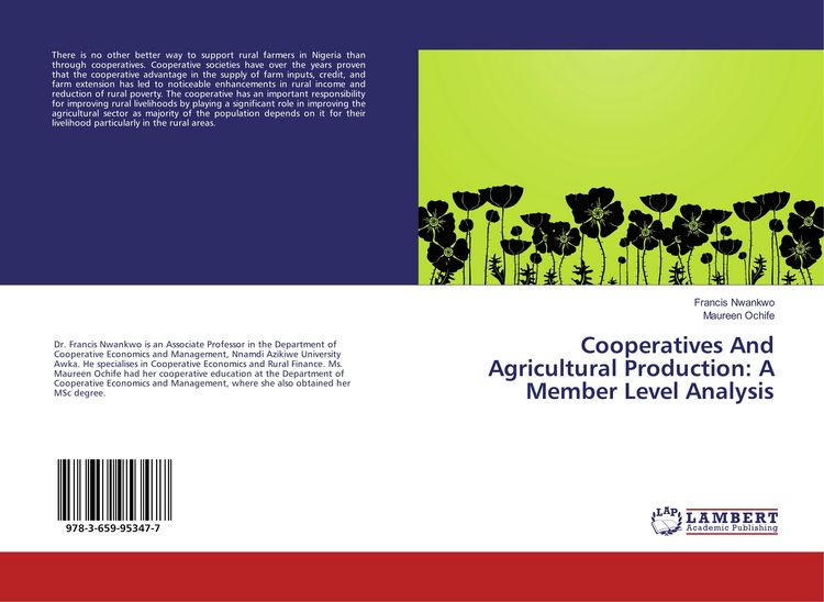 Produktbild: Cooperatives And Agricultural Production: A Member Level Analysis