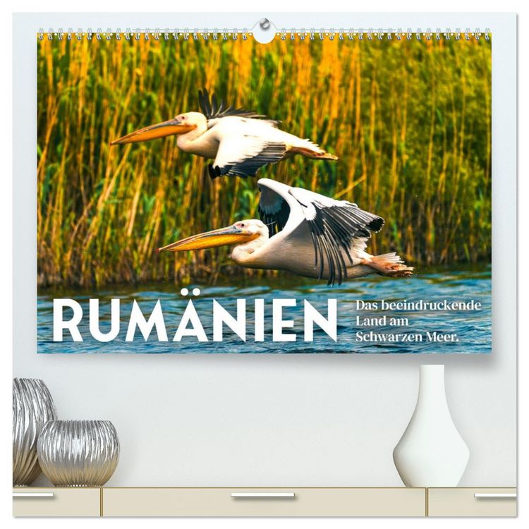 Produktbild: Rum&auml;nien - Das beeindruckende Land am Schwarzen Meer. (hochwertiger Premium Wandkalender 2026 DIN A2 quer), Kunstdruck in Hochglanz