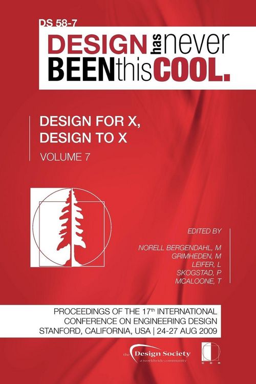 Produktbild: Proceedings of ICED'09, Volume 7, Design for X, Design to X