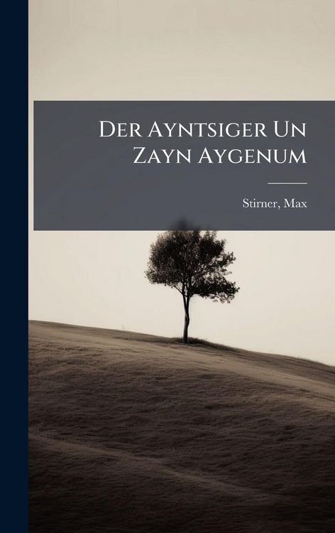 Produktbild: Der Ayntsiger Un Zayn Aygenum