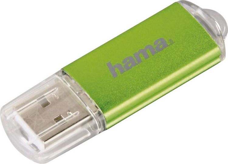 Produktbild: Hama Laeta USB-Stick 64 GB Gr&uuml;n 104300 USB 2.0