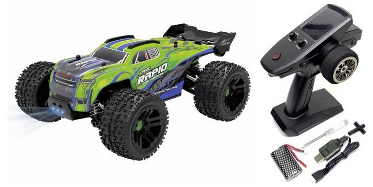 Produktbild: Absima Rapid Gr&uuml;n Brushed 1:20 RC Modellauto Elektro Truggy Allradantrieb (4WD) RtR 2,4GHz