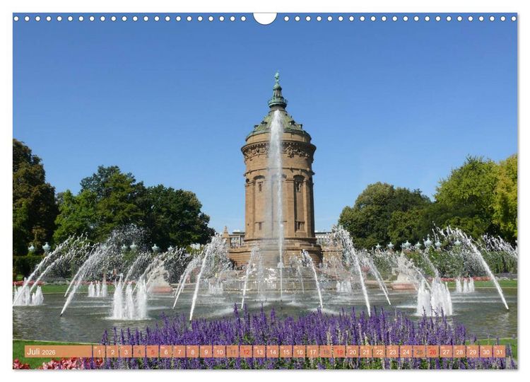 Produktbild: Mannheim - Stadt im Quadrat (Wandkalender 2026 DIN A3 quer), CALVENDO Monatskalender