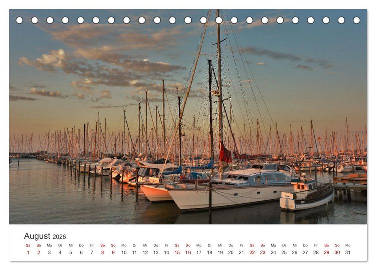 Produktbild: Heiligenhafen immer wieder (Tischkalender 2026 DIN A5 quer), CALVENDO Monatskalender