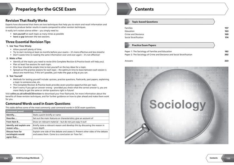 Produktbild: AQA GCSE 9-1 Sociology All-in-One Complete Revision and Practice
