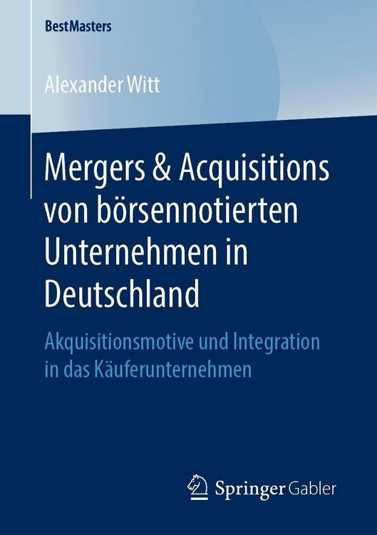 Produktbild: Mergers & Acquisitions von b&ouml;rsennotierten Unternehmen in Deutschland