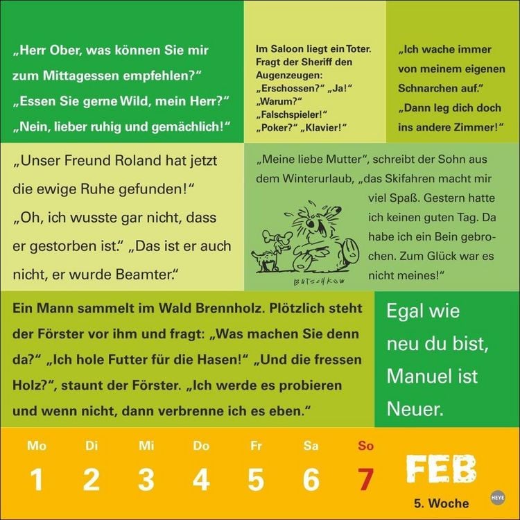 Produktbild: Witze f&uuml;rs Klo Kalender 2027
