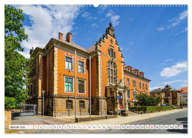 Produktbild: Riesa Impressionen (hochwertiger Premium Wandkalender 2026 DIN A2 quer), Kunstdruck in Hochglanz