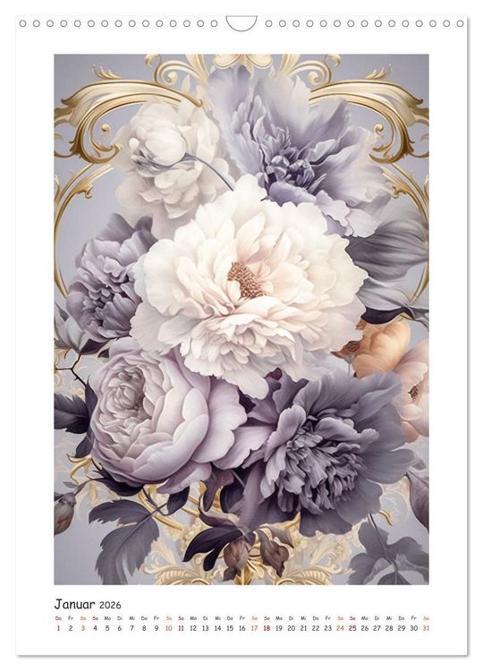 Produktbild: Blumen-Sinfonie (Wandkalender 2026 DIN A3 hoch), CALVENDO Monatskalender