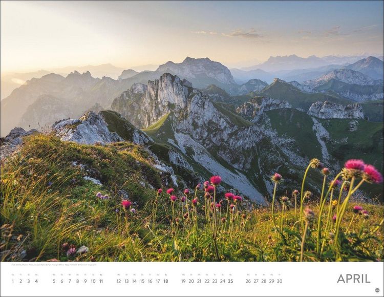Produktbild: Faszination Alpen Posterkalender 2027