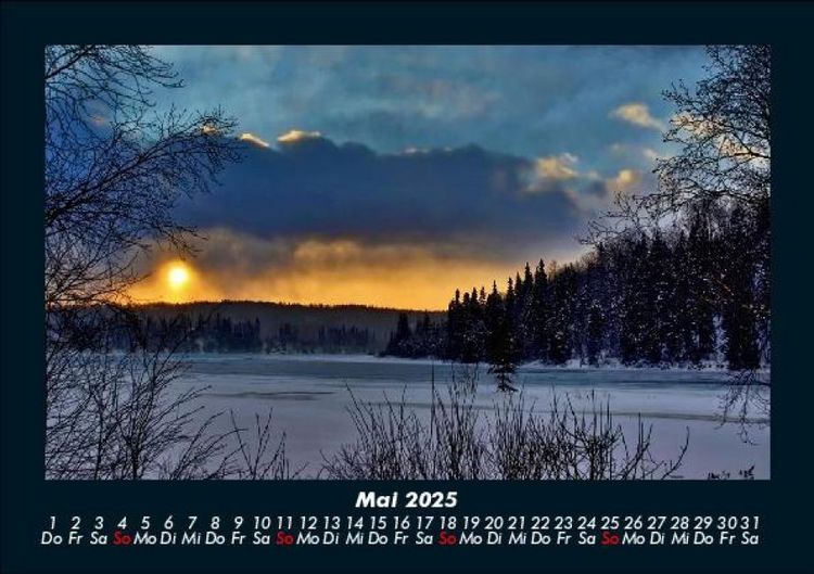Produktbild: Landschaftskalender 2025 Fotokalender DIN A5