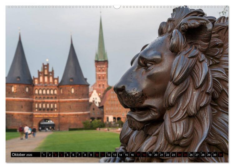 Produktbild: Deutsche Hansest&auml;dte (hochwertiger Premium Wandkalender 2026 DIN A2 quer), Kunstdruck in Hochglanz