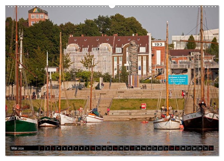 Produktbild: Landeshauptstadt Kiel (hochwertiger Premium Wandkalender 2026 DIN A2 quer), Kunstdruck in Hochglanz