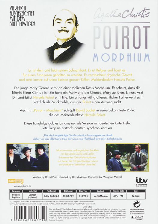 Produktbild: Agatha Christie - Poirot: Morphium