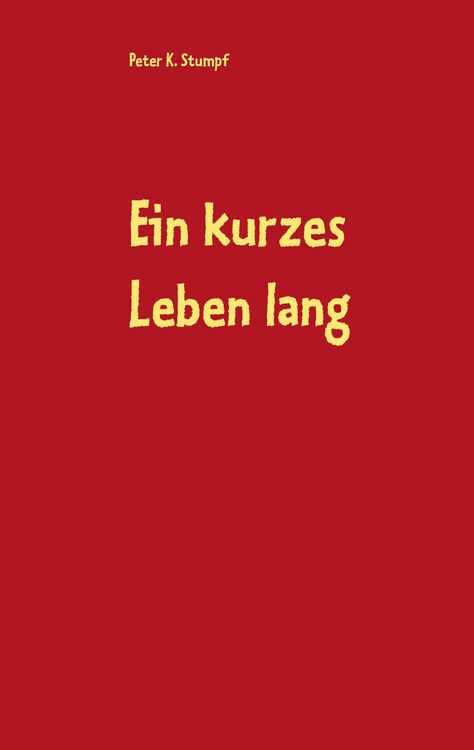 Produktbild: Ein kurzes Leben lang