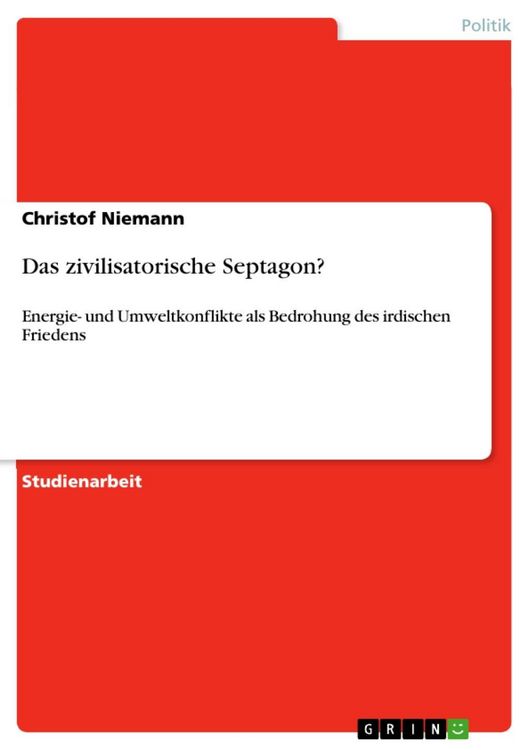 Produktbild: Das zivilisatorische Septagon?
