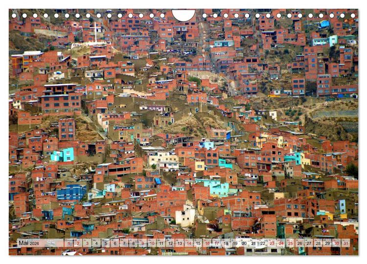 Produktbild: Abenteuer Anden - Peru und Bolivien (Wandkalender 2026 DIN A4 quer), CALVENDO Monatskalender