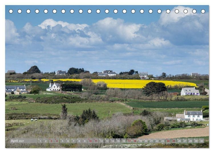 Produktbild: Momente einer Reise - Bretagne (Tischkalender 2027 DIN A5 quer), CALVENDO Monatskalender