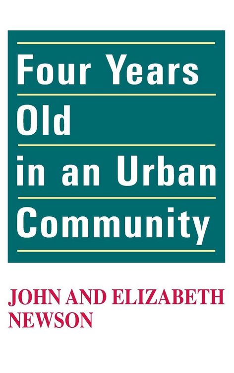 Produktbild: Four Years Old in an Urban Community