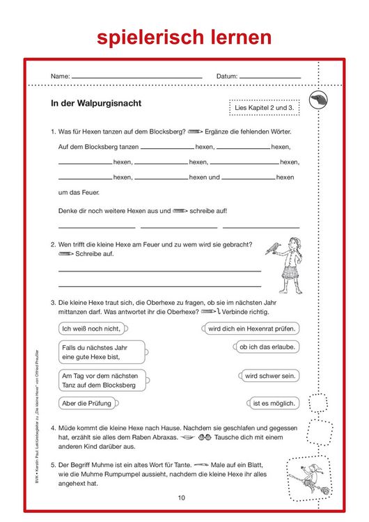 Produktbild: Lekt&uuml;rebegleiter &ndash; kompakt und differenziert: Die kleine Hexe