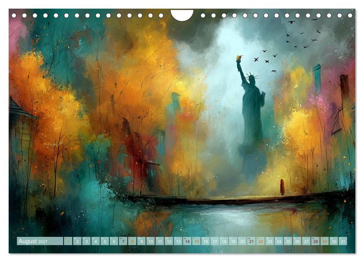 Produktbild: Visionen aus Linie und Raum (Wandkalender 2027 DIN A4 quer), CALVENDO Monatskalender
