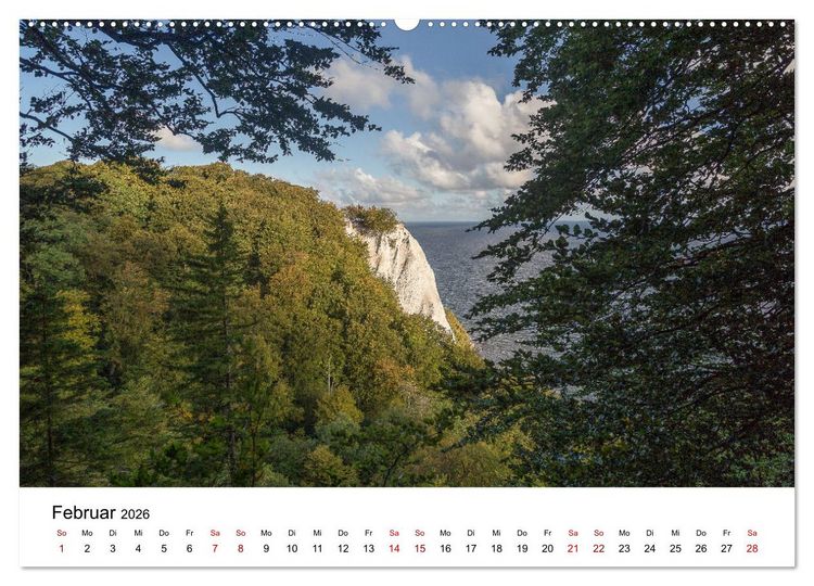 Produktbild: Traumhaftes R&uuml;gen (Wandkalender 2026 DIN A2 quer), CALVENDO Monatskalender