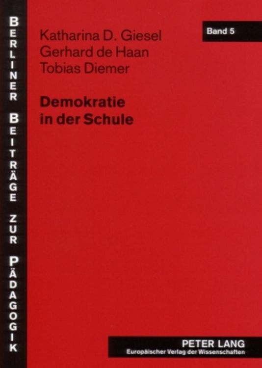 Produktbild: Demokratie in der Schule
