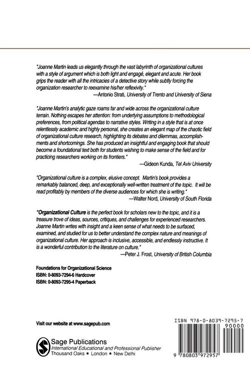 Produktbild: Organizational Culture