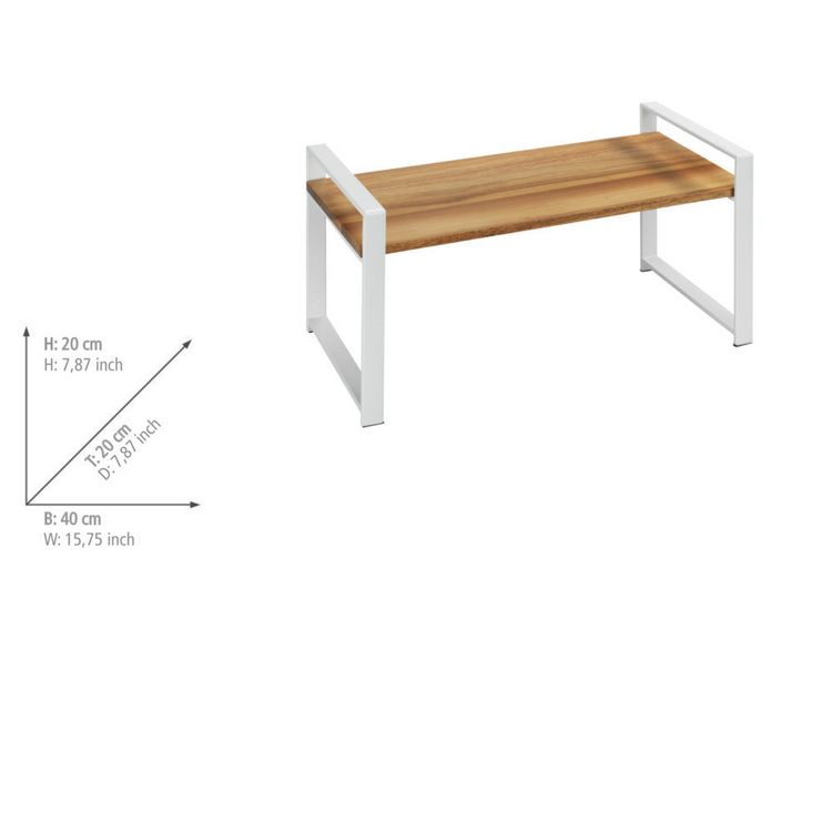 Produktbild: K&uuml;chenregal Mod. Louisa, 1 Ablage