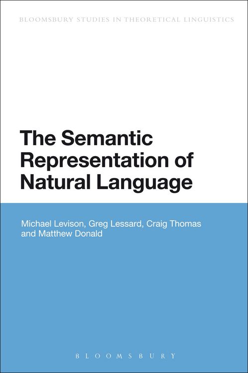 Produktbild: The Semantic Representation of Natural Language