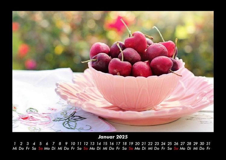 Produktbild: Obstkalender 2025 Fotokalender DIN A3
