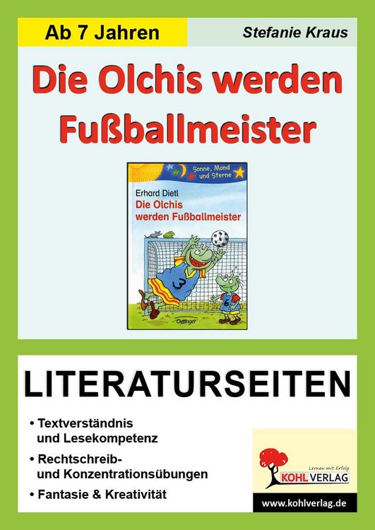 Produktbild: Die Olchis werden Fu&szlig;ballmeister - Literaturseiten