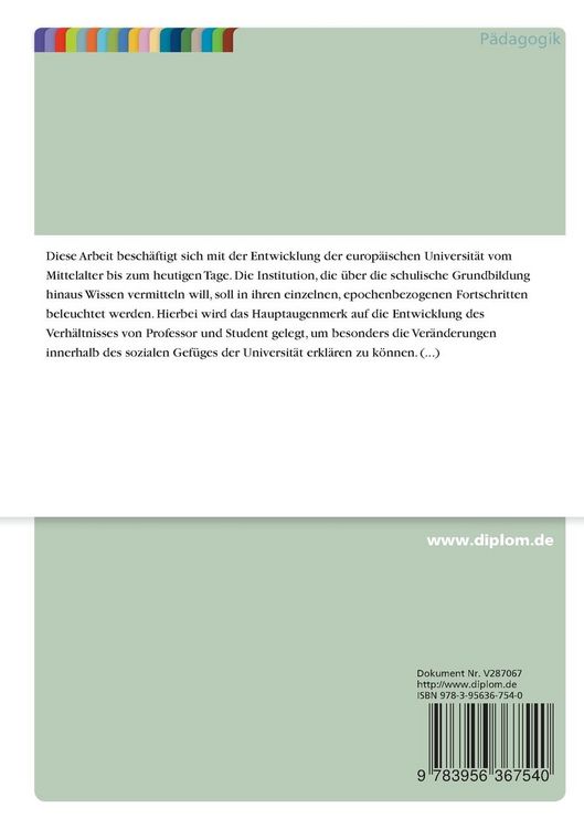 Produktbild: Die Geschichte der Universit&auml;t