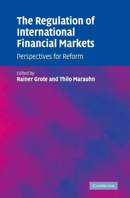 Produktbild: The Regulation of International Financial Markets