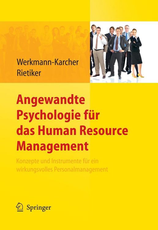 Produktbild: Angewandte Psychologie f&uuml;r das Human Resource Management. Konzepte und Instrumente f&uuml;r ein wirkungsvolles Personalmanagement