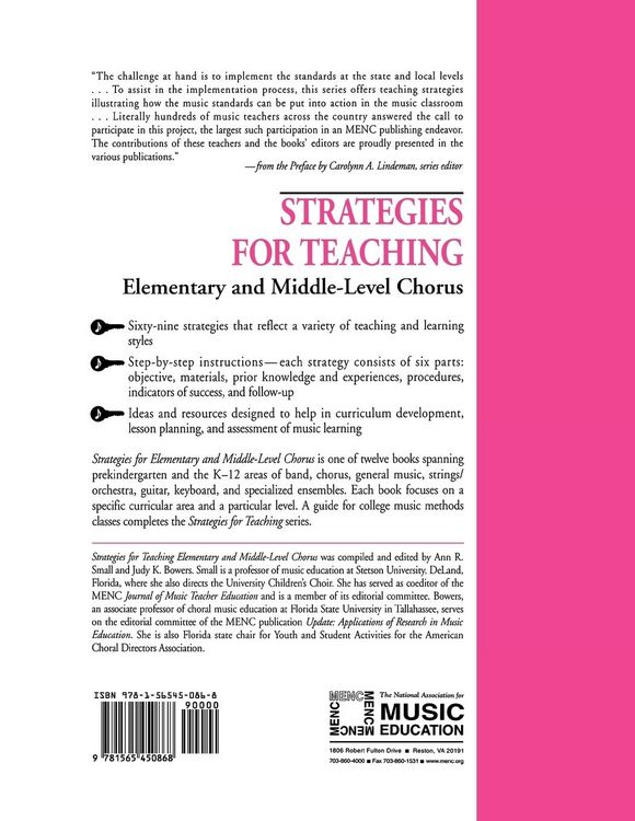 Produktbild: Strategies for Teaching Elementary and Middle-Level Chorus