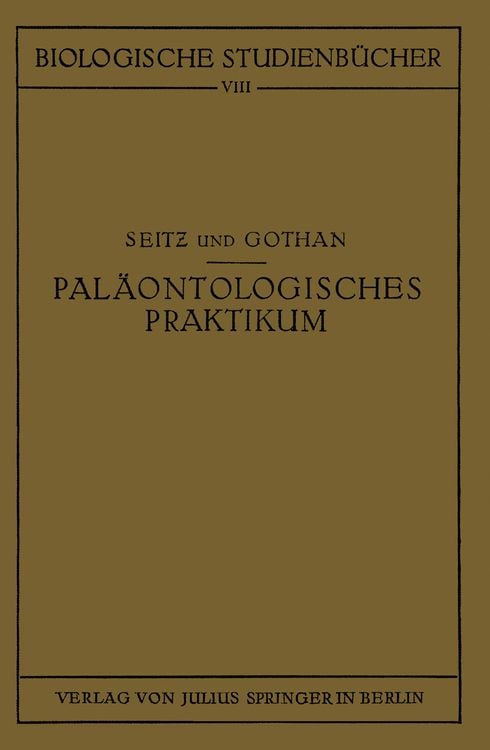 Produktbild: Pal&auml;ontologisches Praktikum