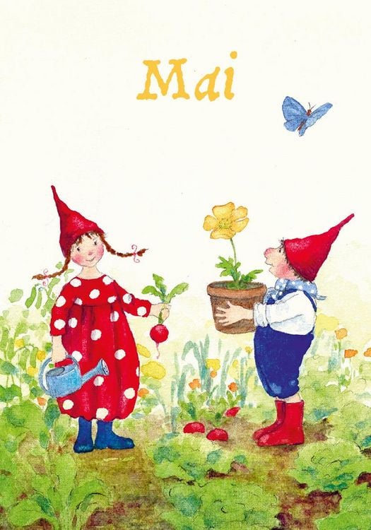 Produktbild: Postkartenbuch &raquo;Mit Pippa und Pelle durch das Jahr&laquo;