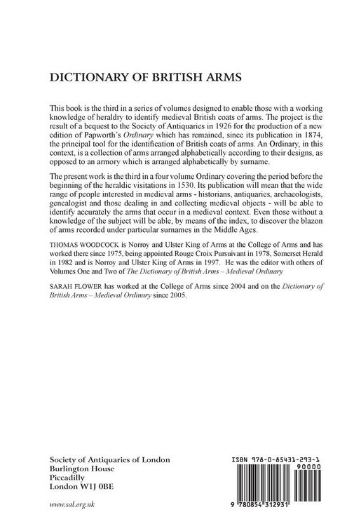 Produktbild: Dictionary of British Arms