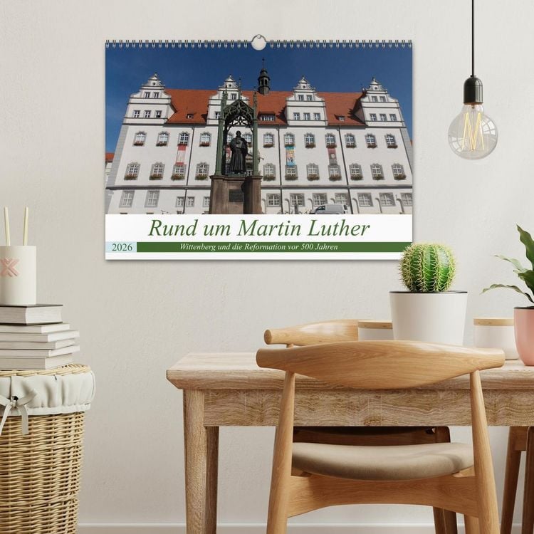 Produktbild: Rund um Martin Luther (Wandkalender 2026 DIN A3 quer), CALVENDO Monatskalender