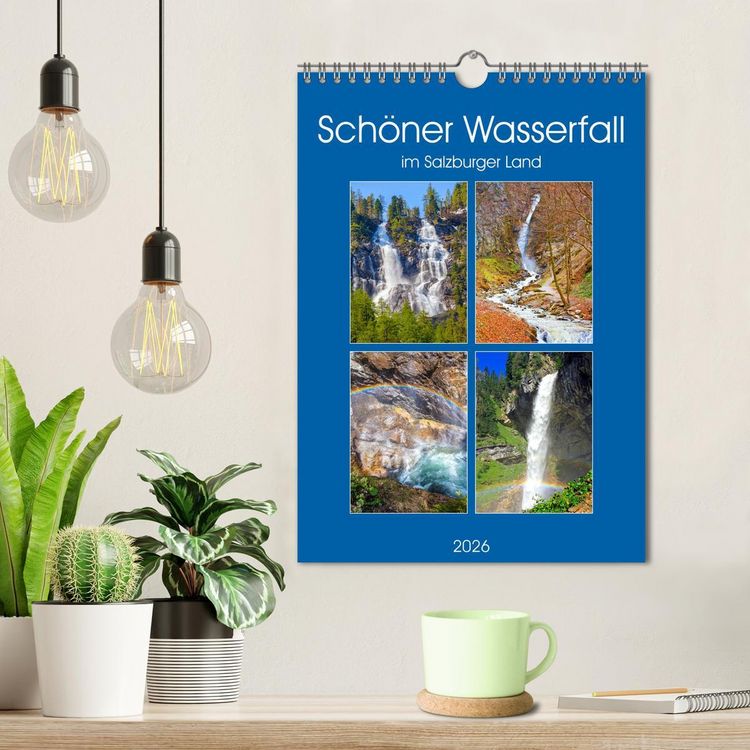 Produktbild: Sch&ouml;ner Wasserfall (Wandkalender 2026 DIN A4 hoch), CALVENDO Monatskalender
